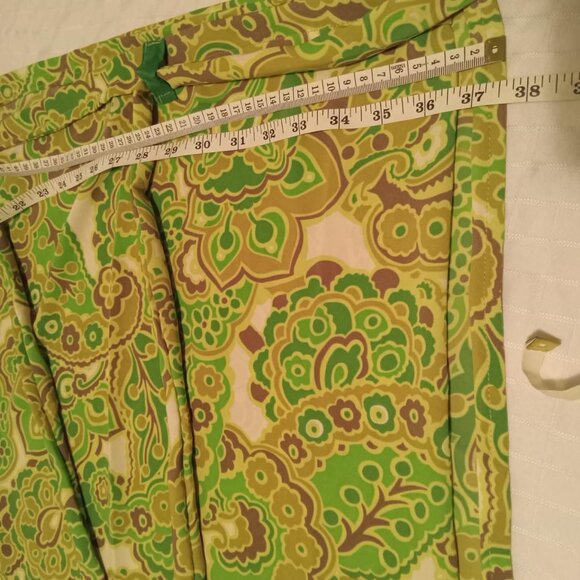 Unique handmade skirt - Wrap skirt, paisley design and flowers - Picture 4 of 5